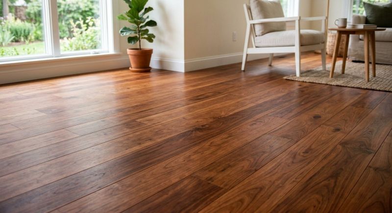 Cherry Floor Installation in Bellingham, MA
