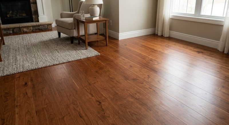 Cherry Floor Installation in Dedham, MA