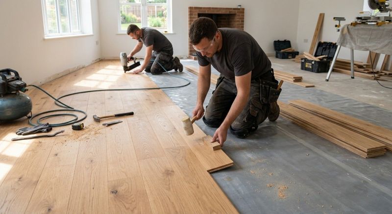 Hardwood Floor Installation in Braintree, MA