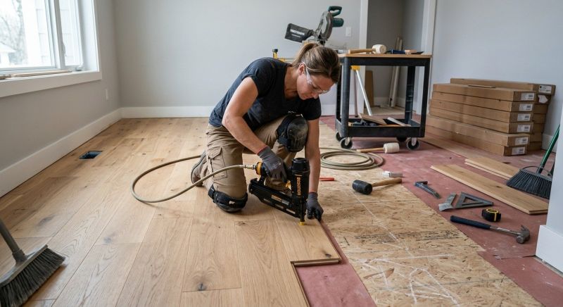 Hardwood Floor Installation in Framingham, MA