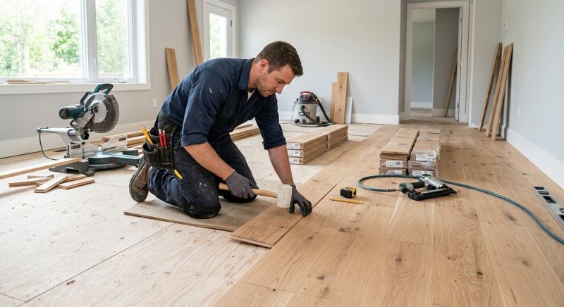 Hardwood Floor Installation in Malden, MA