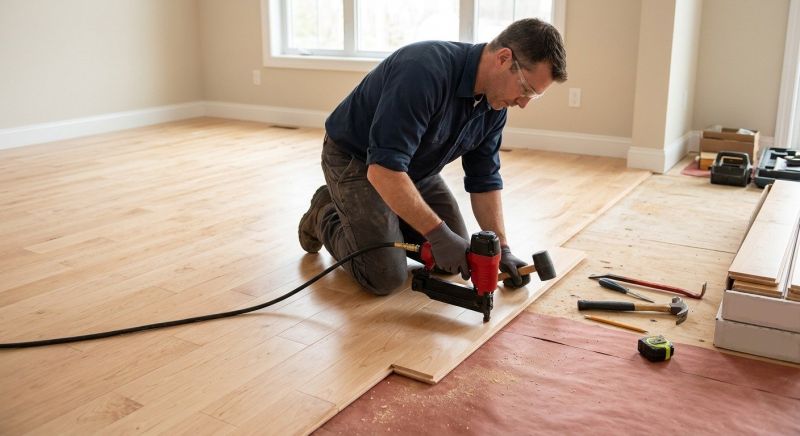 Maple Flooring Installation in Mansfield, MA