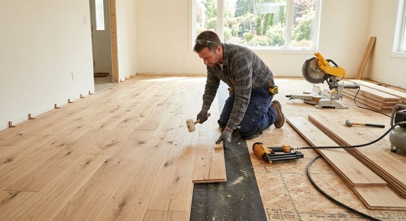 Oak Floor Installation in Ashland, MA
