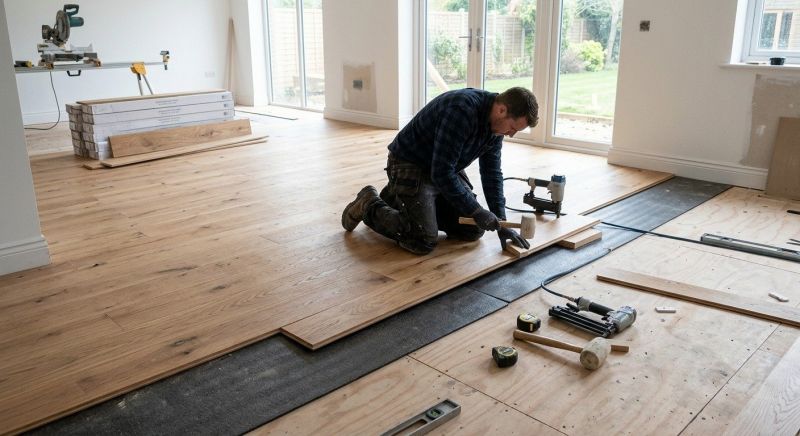 Oak Floor Installation in Cambridge, MA