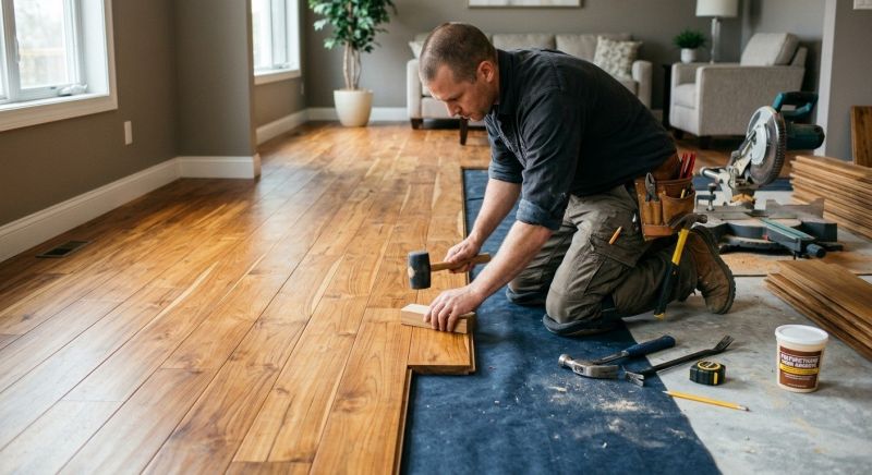 Teak Flooring Installation in Framingham, MA