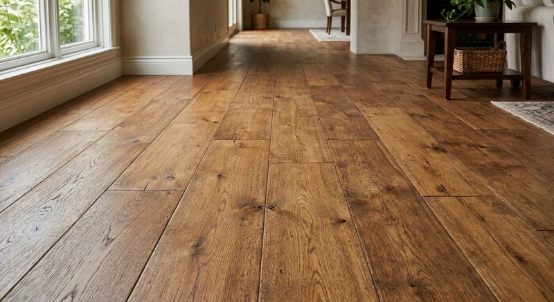 Wide Plank Floor Installation in Framingham, MA