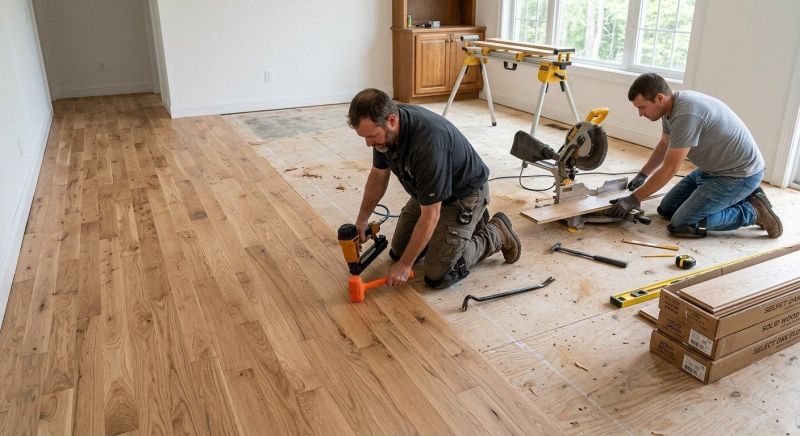 Wood Floor Replacement in Lexington, MA