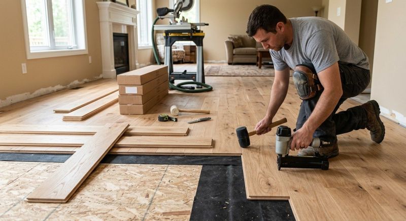 Wood Flooring Installation in Canton, MA